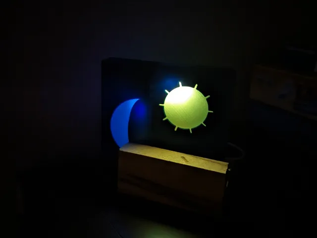 Nightlight "Sun and Moon"