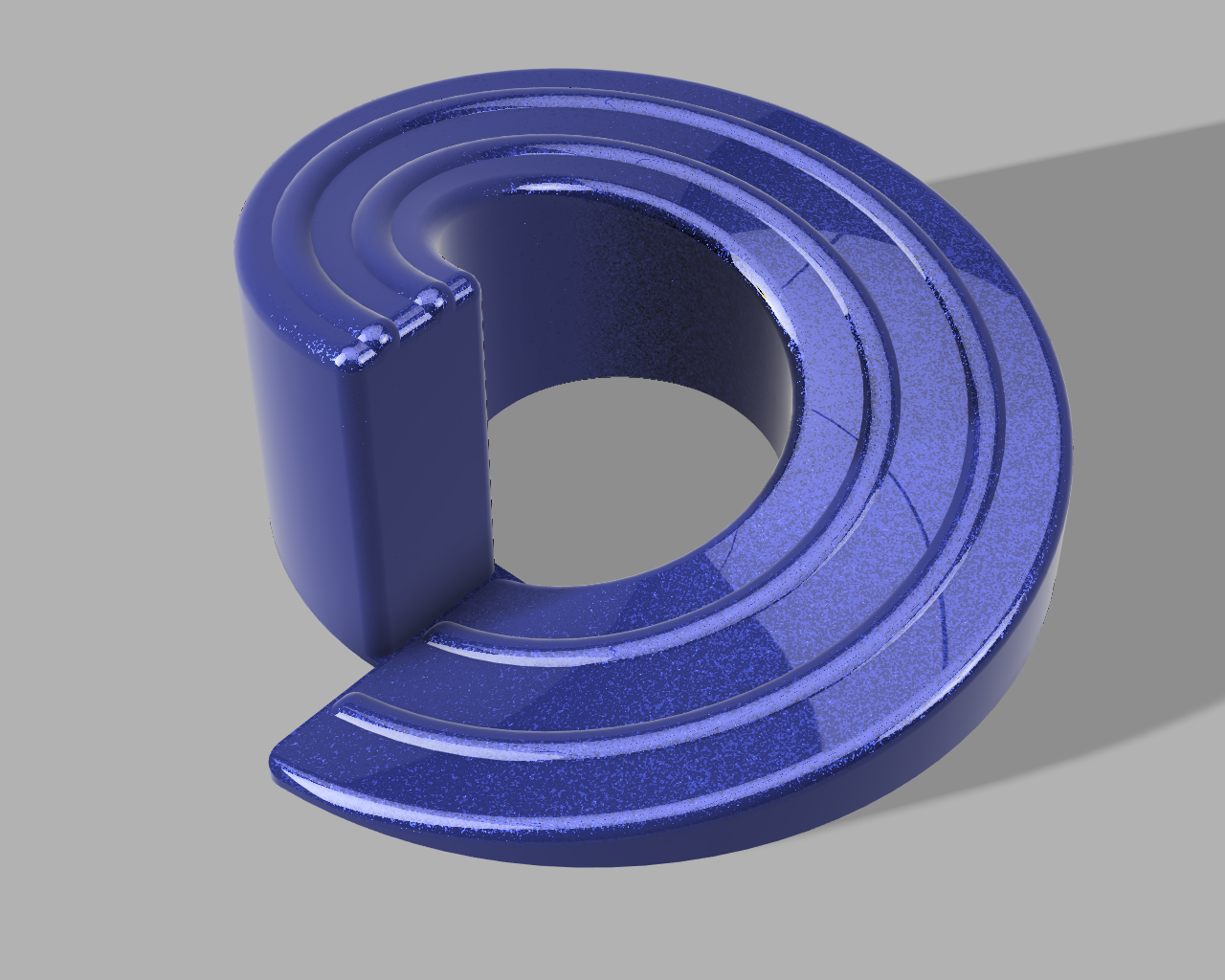 Spiral Door Stop by squinn Download free STL model