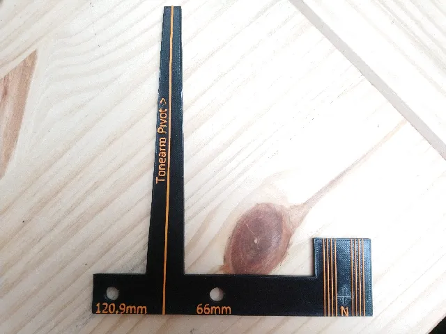Baerwald Alignment Protractor for Turntables