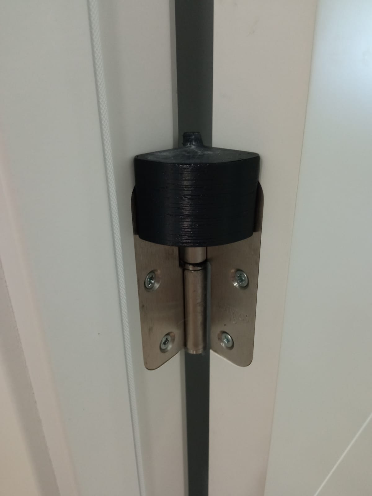 Door stop on hinge full open