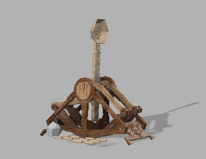 Functional Medieval Catapult (Updated!) — miniatura 2