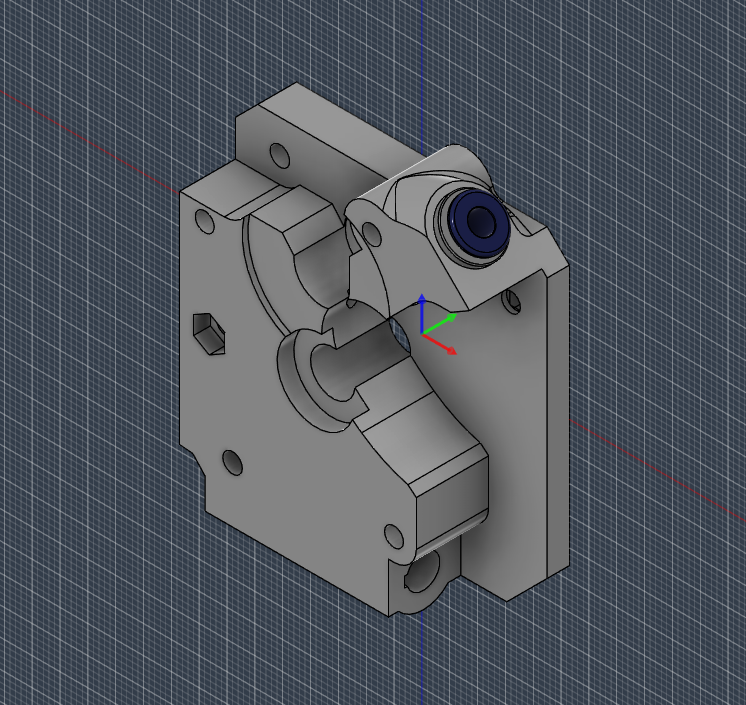 Prusa Mini Extruder Rear for ECAS04 Fitting