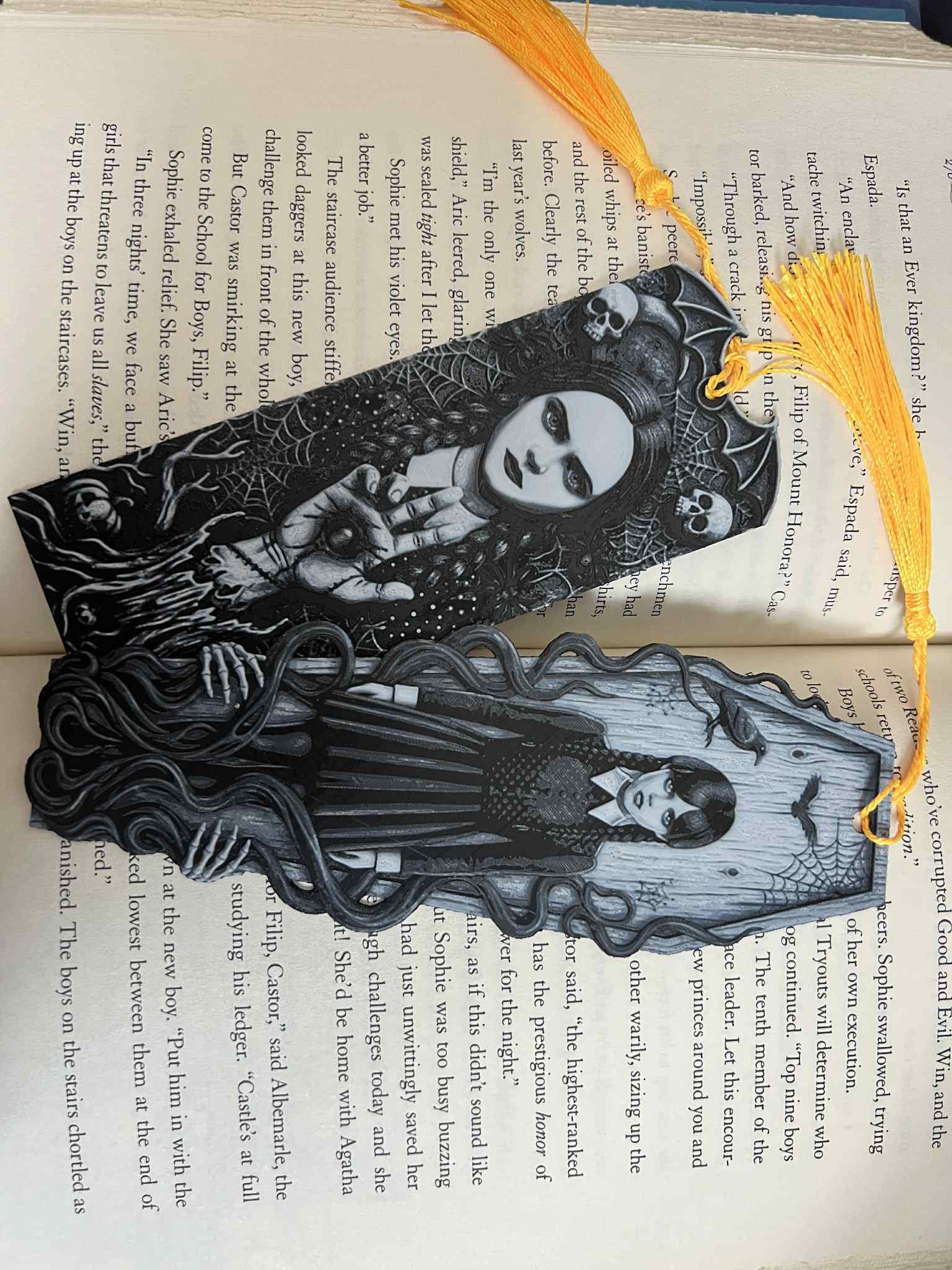 Halloween Wednesday Bookmark Set