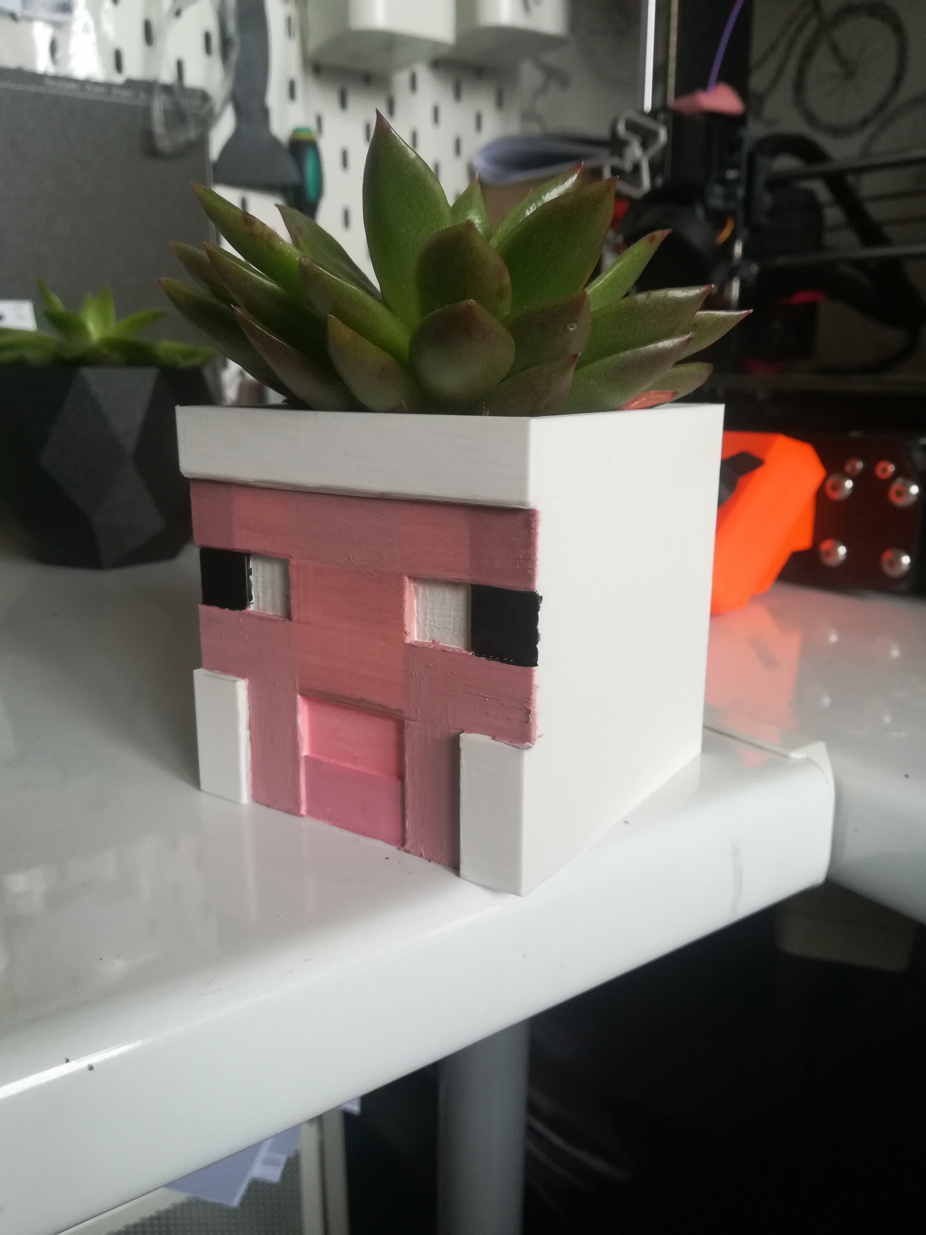 Miniatura 2 do modelo 3D Minecraft Sheep Pot