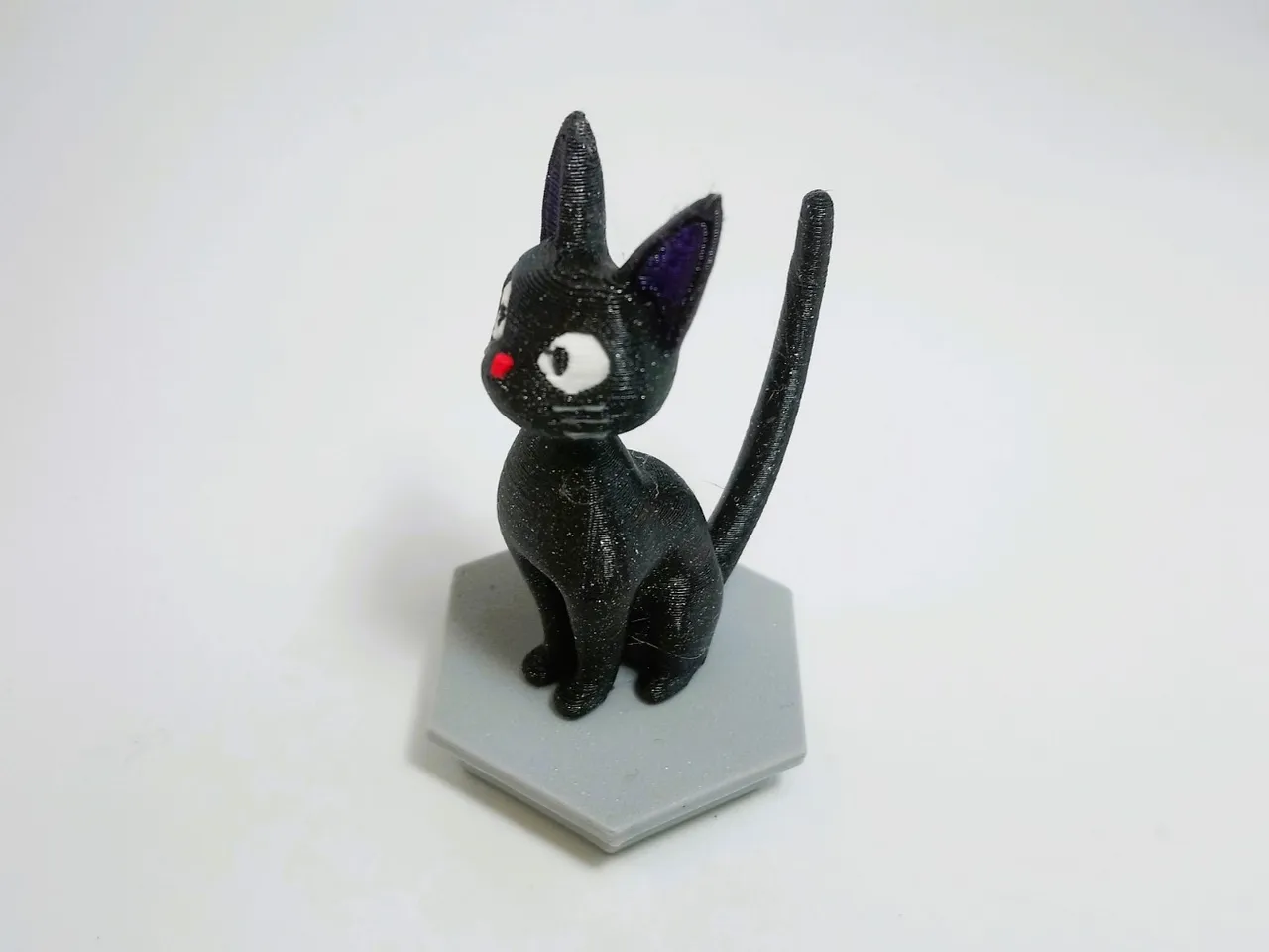 blackcat★JiJi Black cat Jiji Plush Doll (sitting) L | YattaJapan