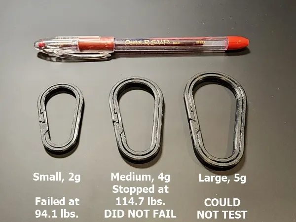 STRONG Round Split Key Ring [3 sizes] by BuildX, Download free STL model