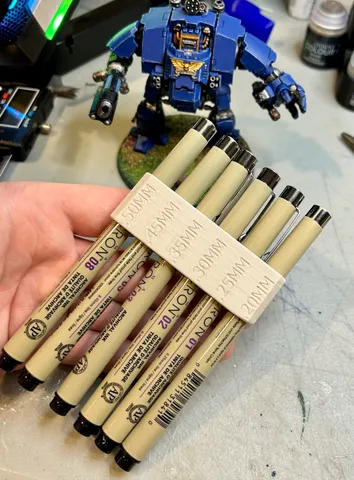 Micron pen holder