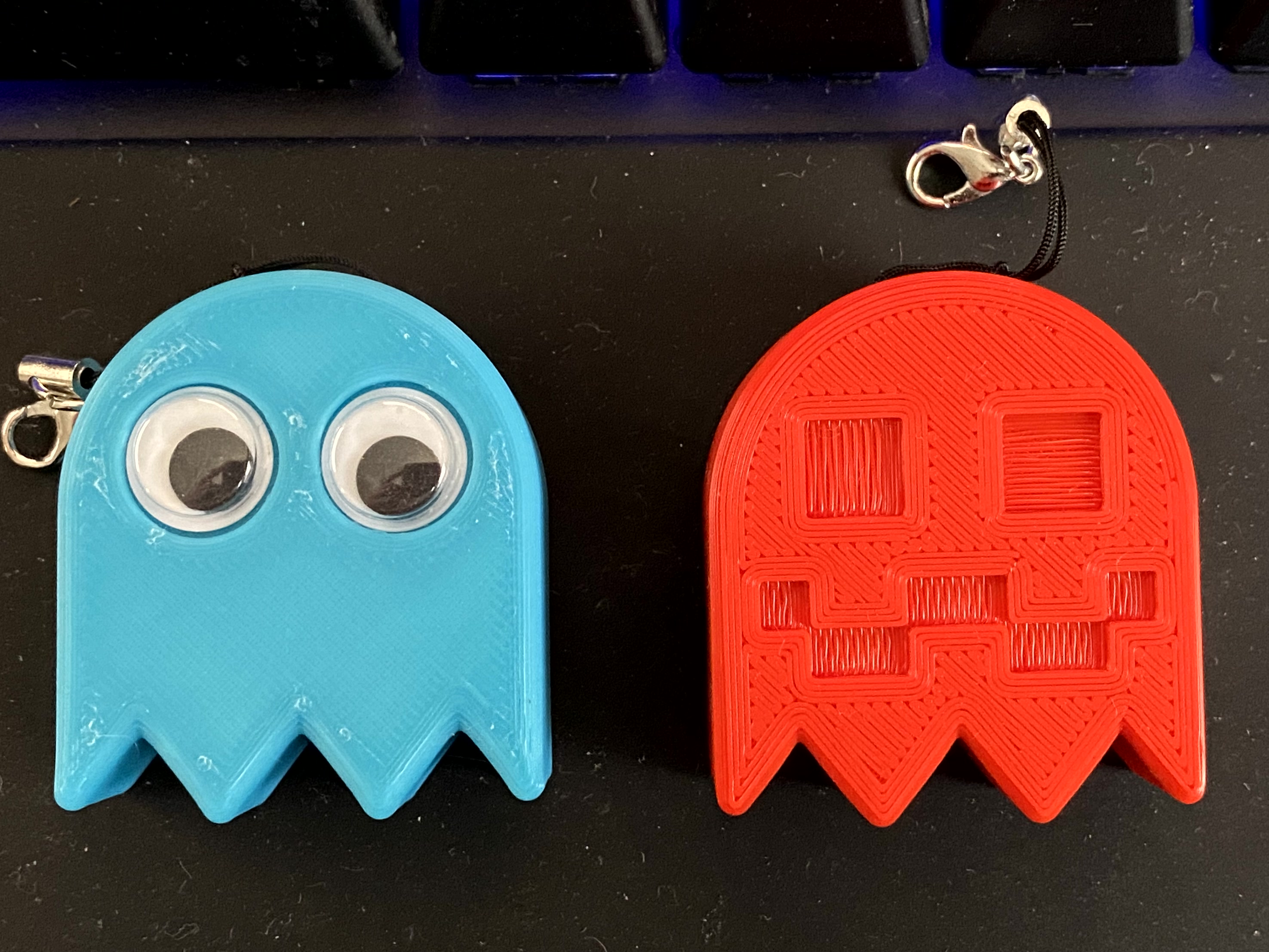 PacMan Ghosts - Keychain Fob