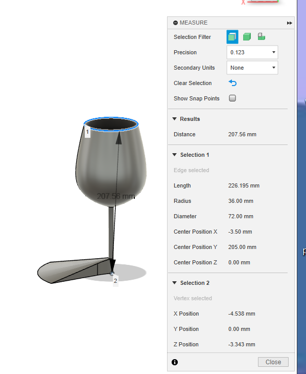 Doorstopper wineglass