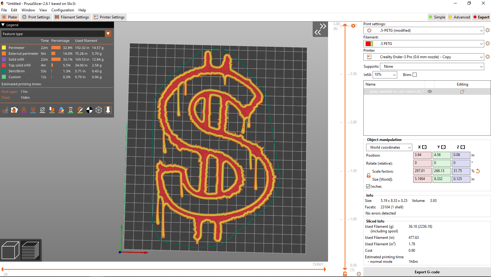 dollar sign sign