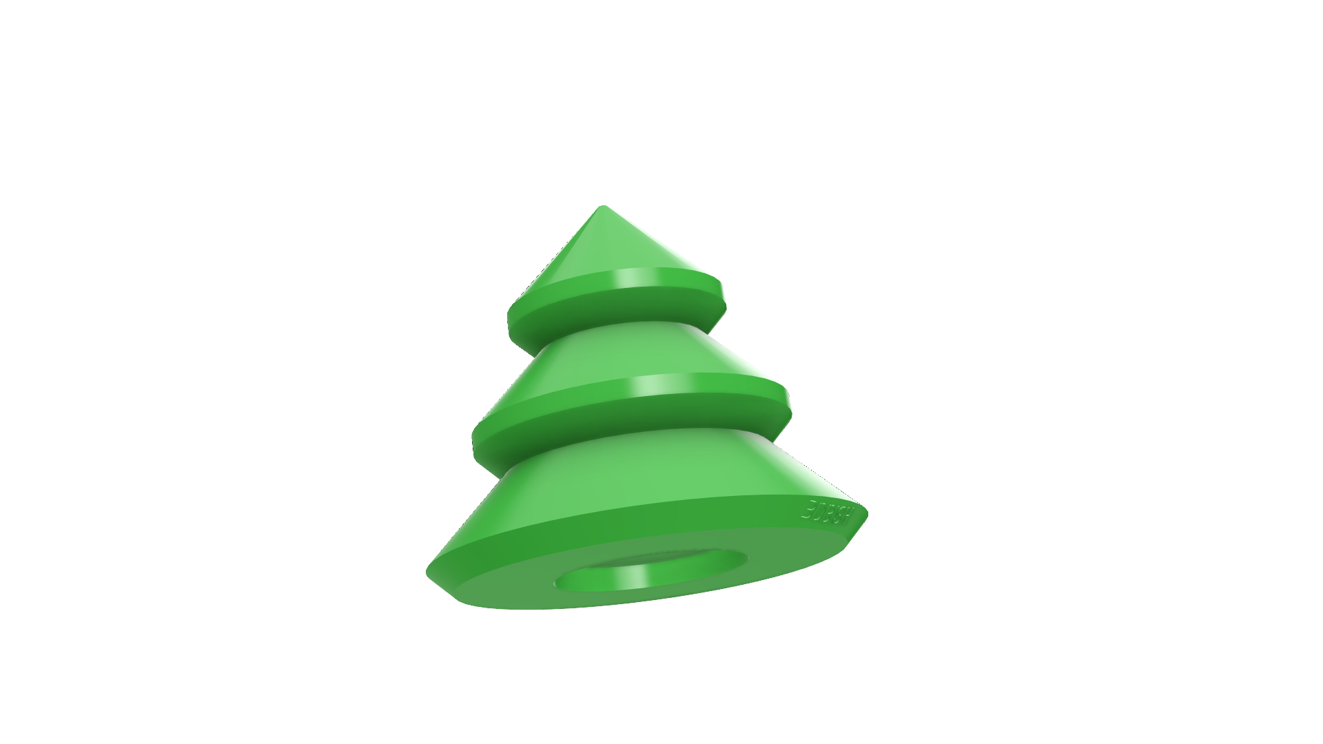 Christmas Tree Tealight Cover - Vase Mode