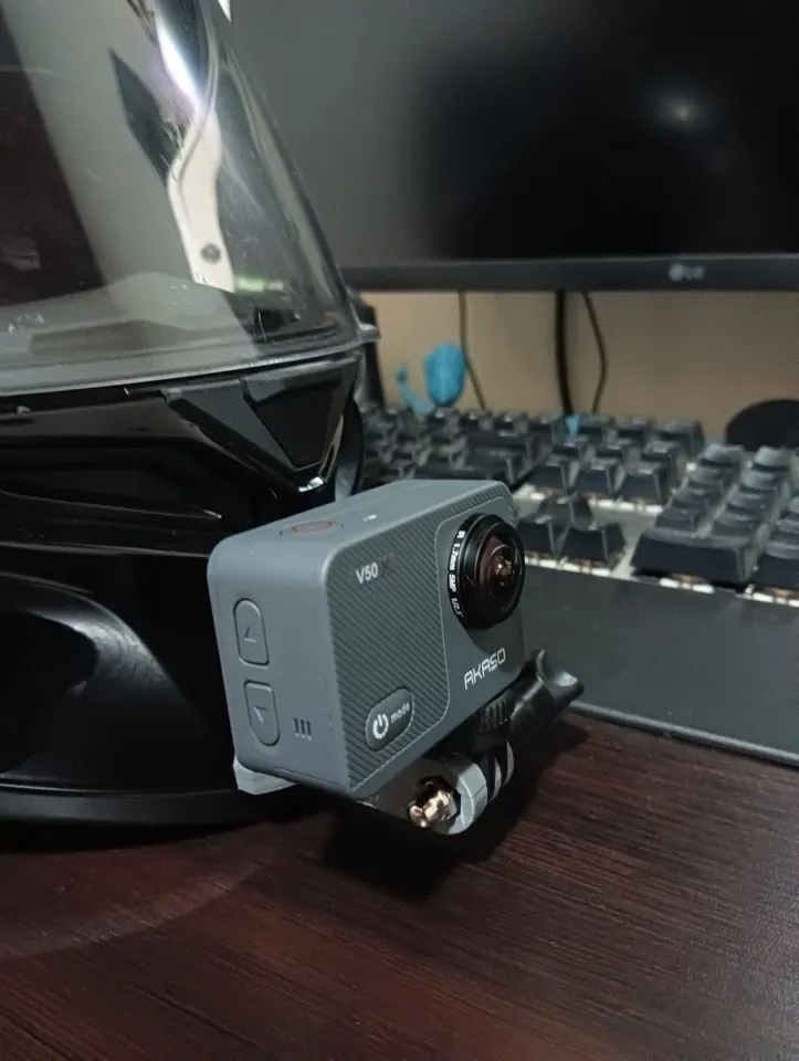 AGV K1/K1 S action camera chin mount by xDevil | Download free STL ...