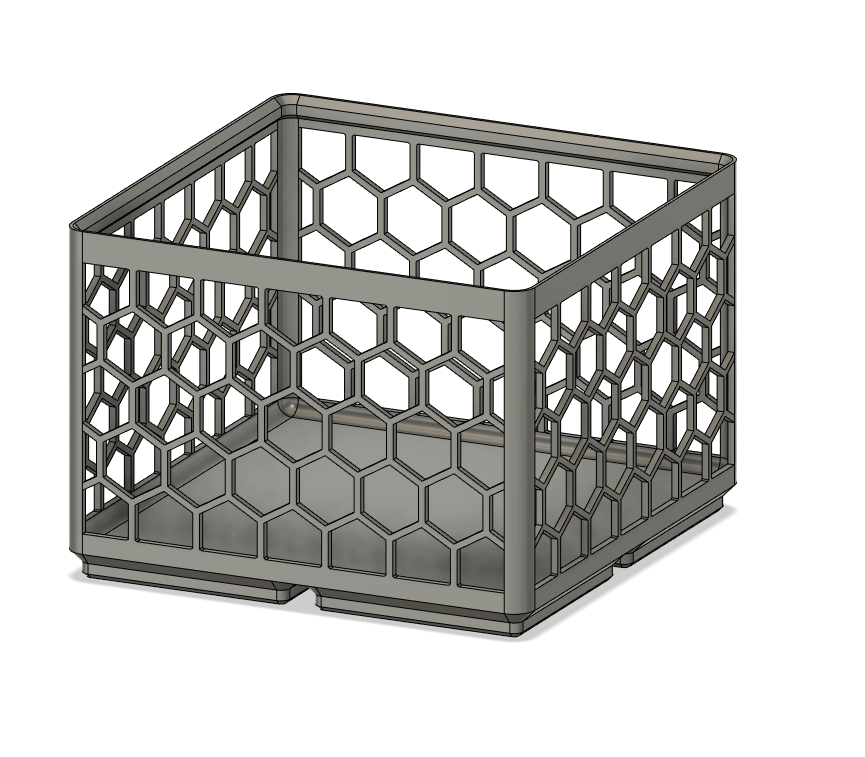 Gridfinity 2x2x6 Hex Bin