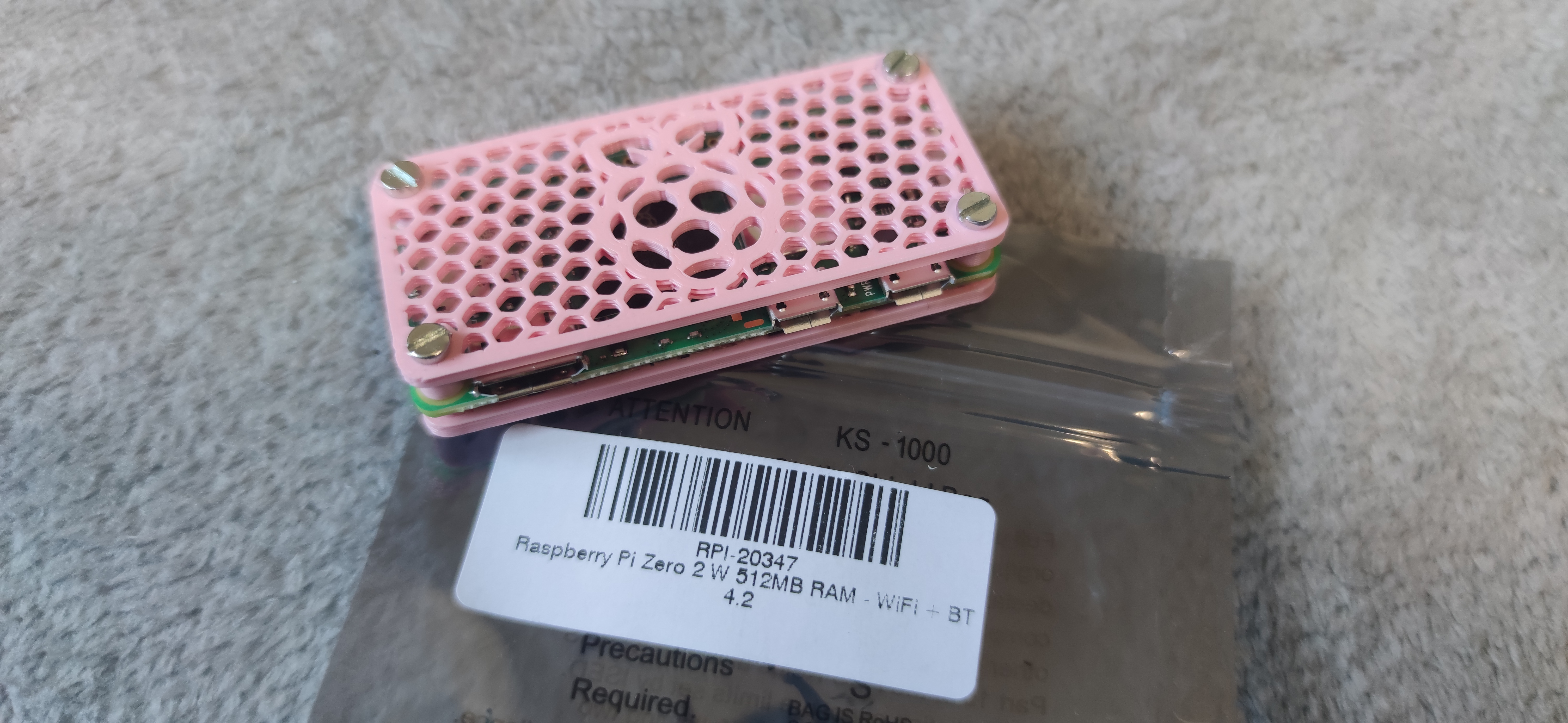 Miniatura 2 do modelo 3D Raspberry pi zero 2w case