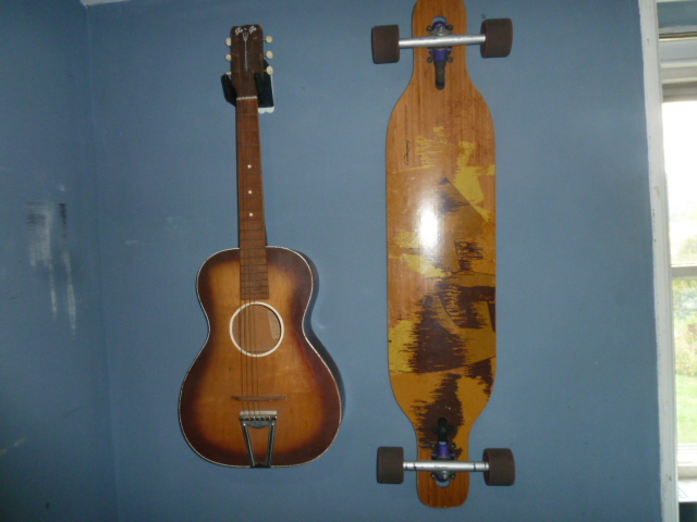 Longboard Wall Mount(command strips) — miniatura 4