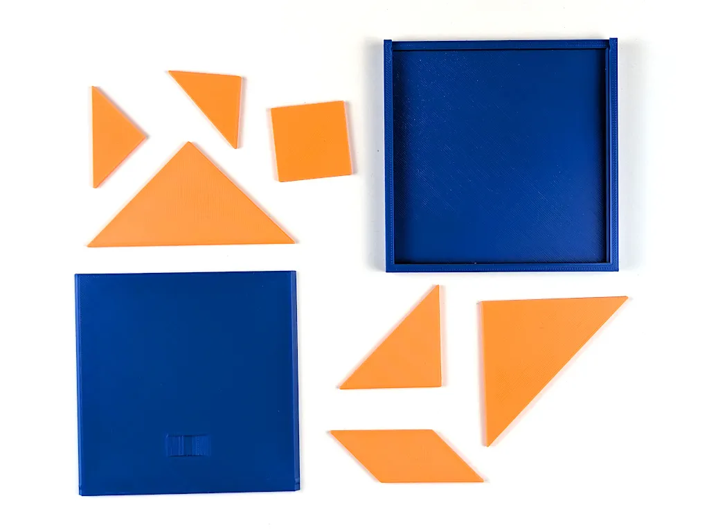 Tangram Puzzle with Slider Box by Pentoma | Download free STL