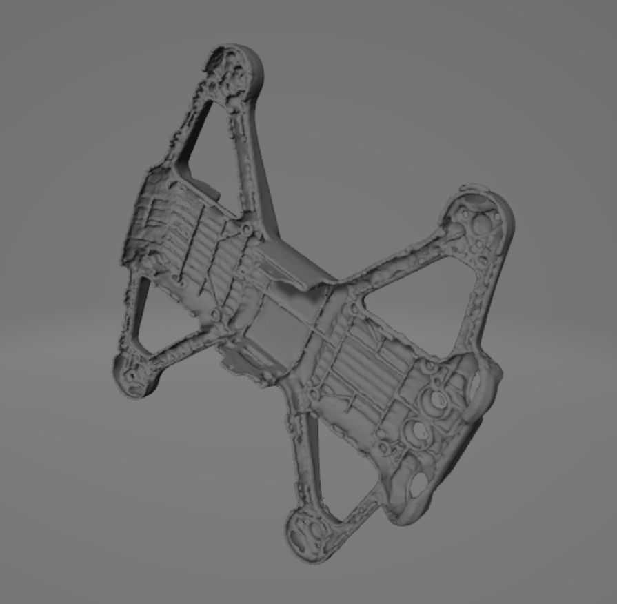 DJI Avata 2 bottom frame 3D scan