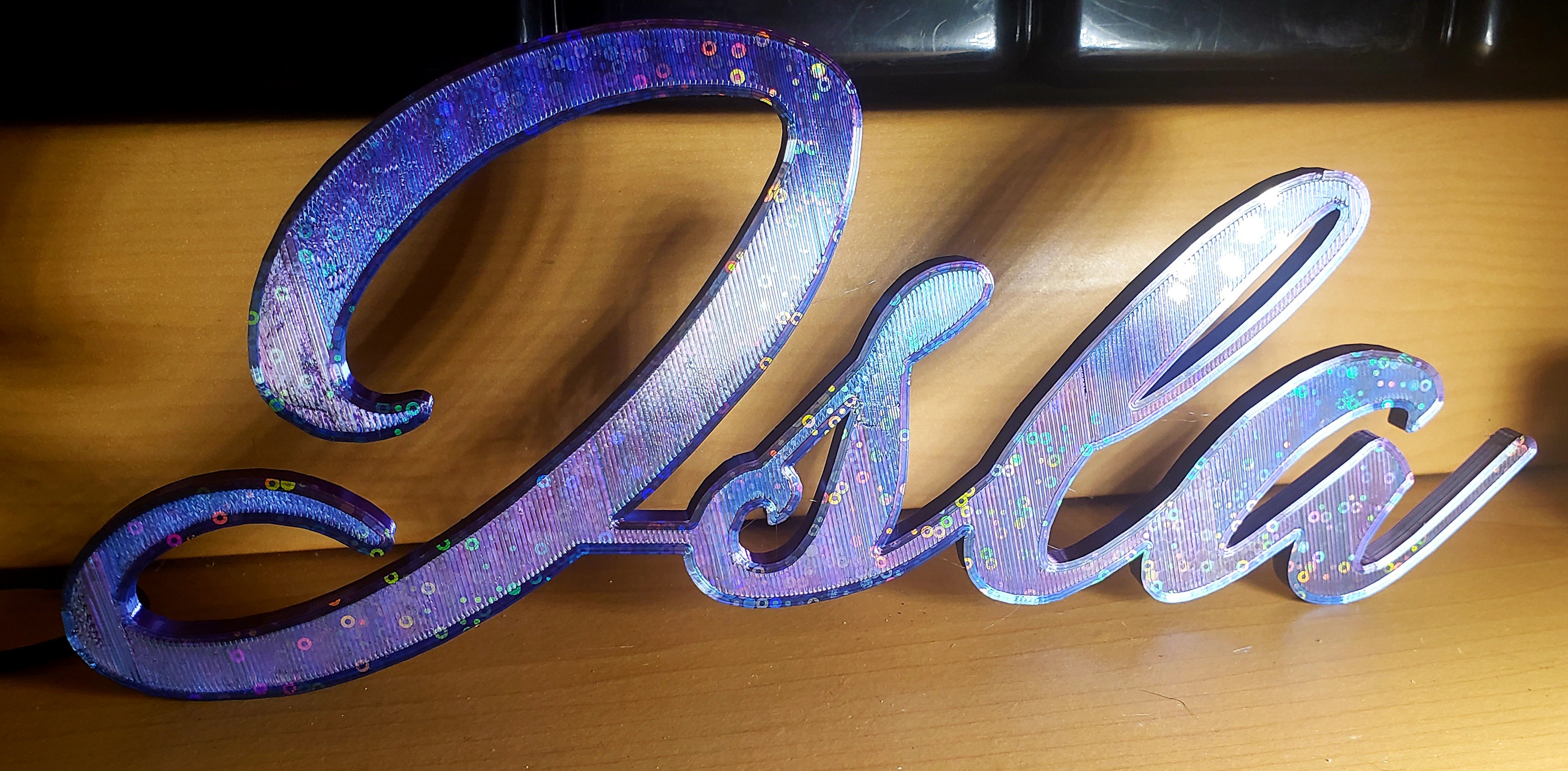 Nameplate "Isla"