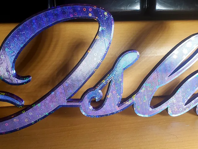 Nameplate "Isla"