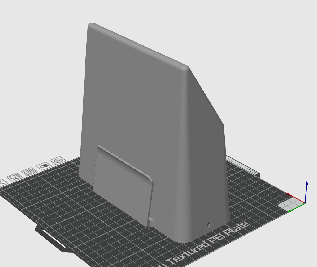 Trash bin with clip for car