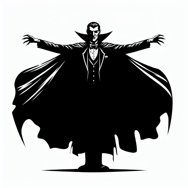 Decoration Dracula for Halloween (foldable) ~ Dracula de décoration ...