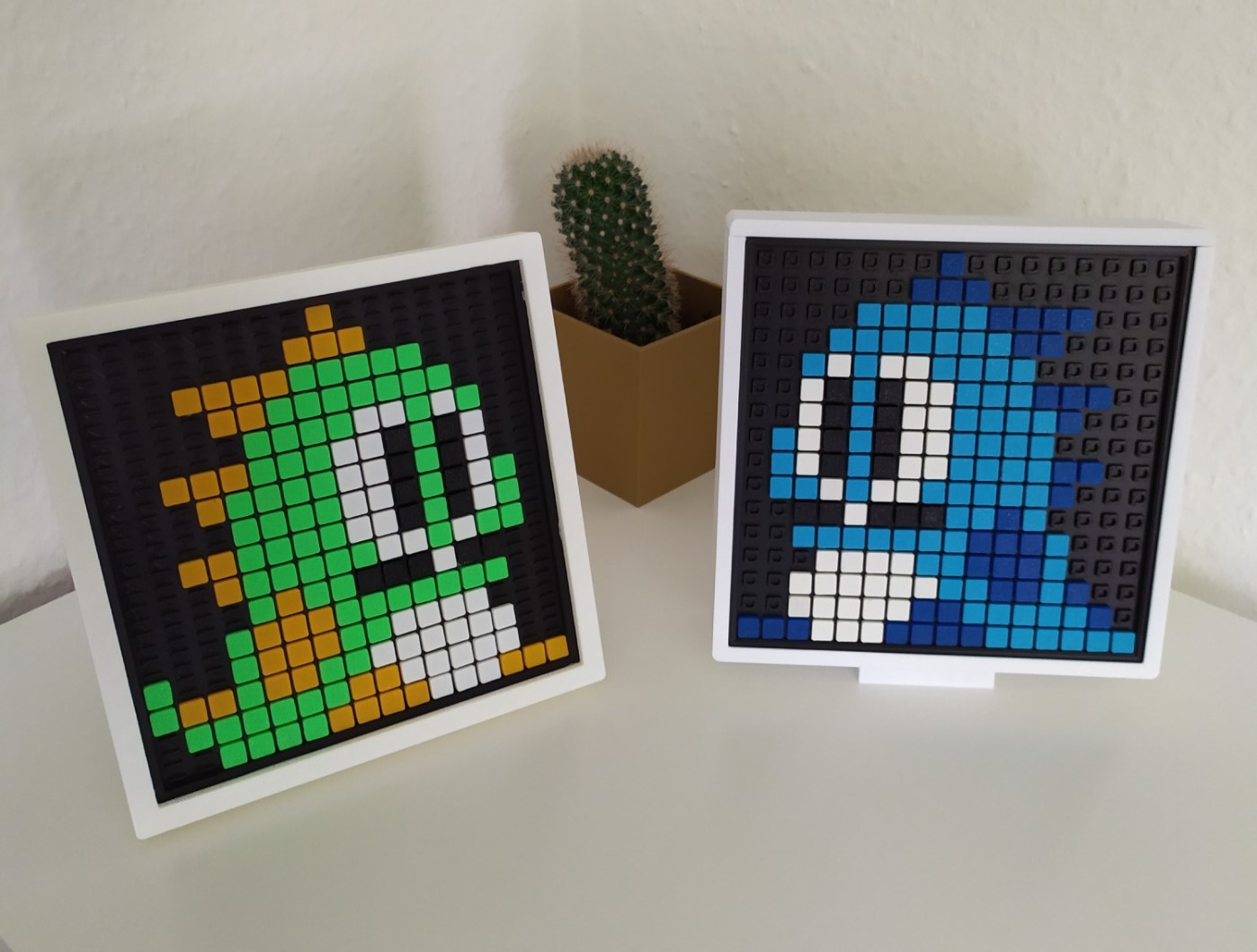 16x16 pixel art in a frame or a box by Marcel Frehe | Download free STL ...