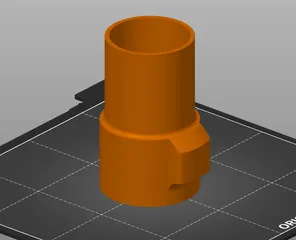 ADAPTER - 50mm VACUUM HOSE to 25mm TOOL INLET by Peter H, Download free  STL model