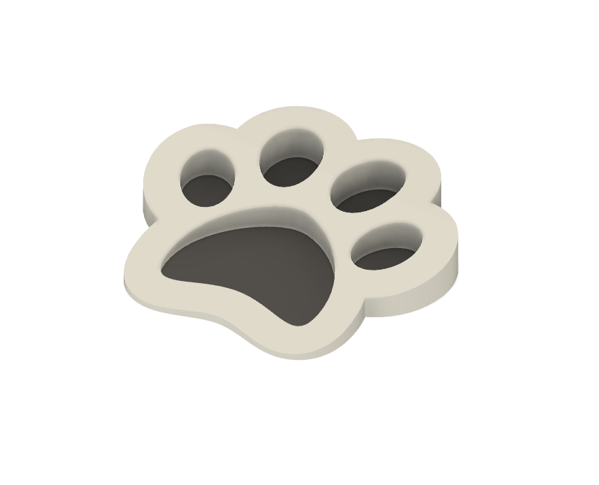 Cat paw door stopper by Brounch Download free STL model
