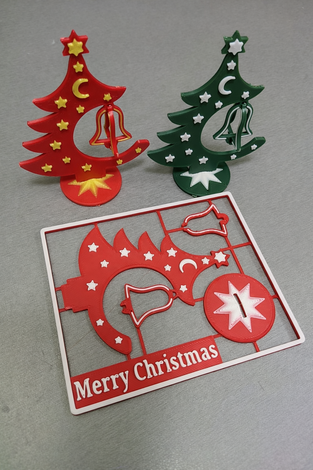 Christmas Tree Kit Card Gift Decoration EN CZ DE