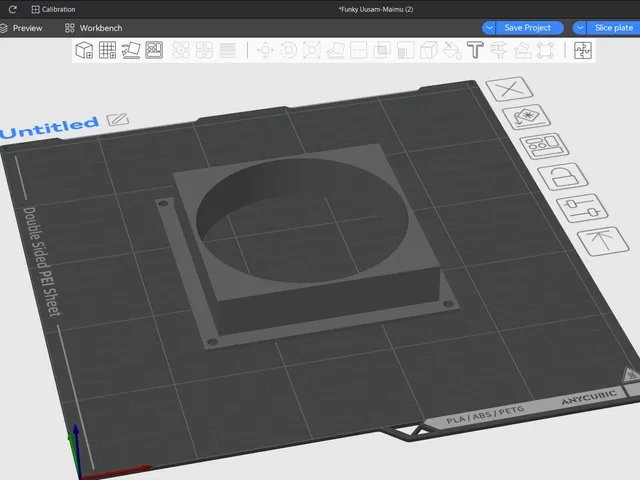 simple 120mm fan cover