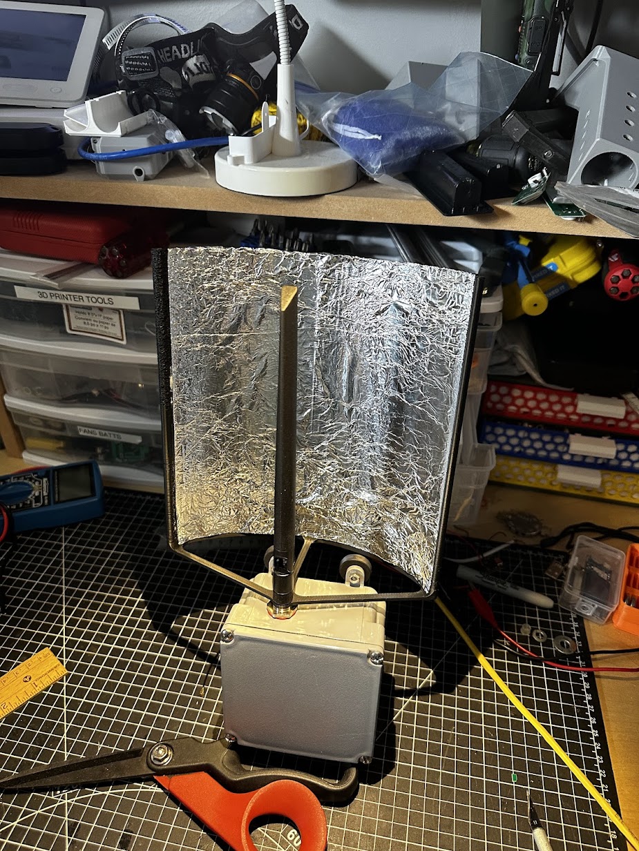 Meshtastic Parabolic Reflector - Indoor SMA Version 3D model