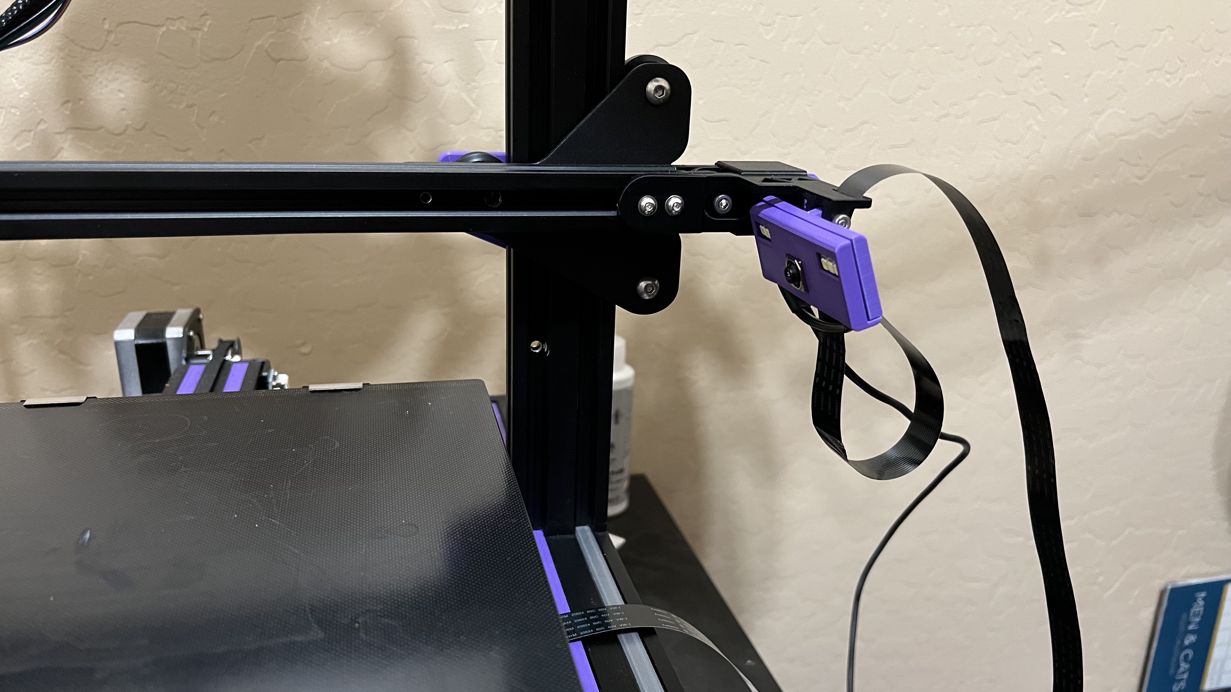 Pi Camera Mount with Dual Keychain LED Support