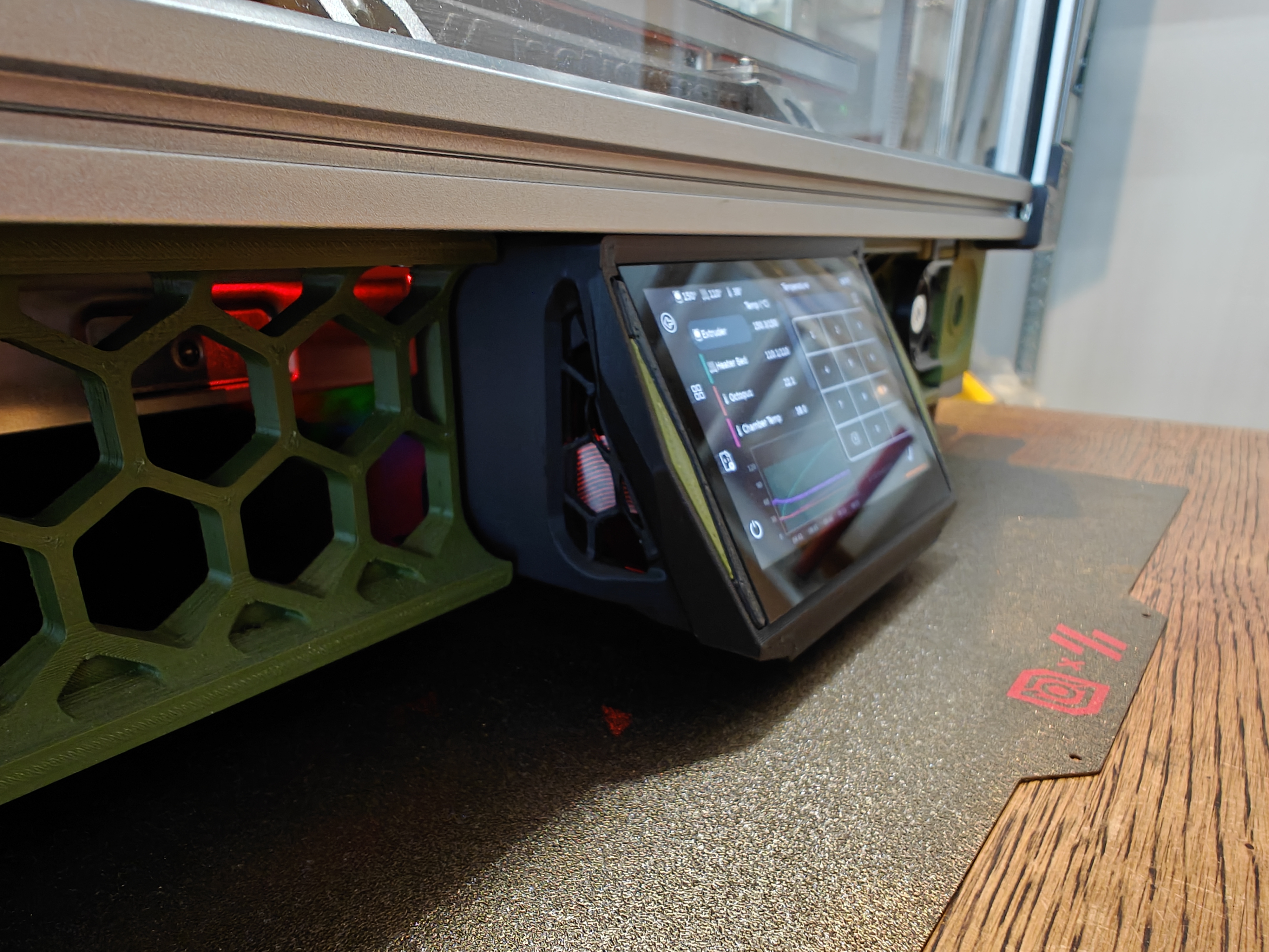 BTT Pi TFT43 V2.0 Voron 2.4 touch screen case - clicky-clack mod