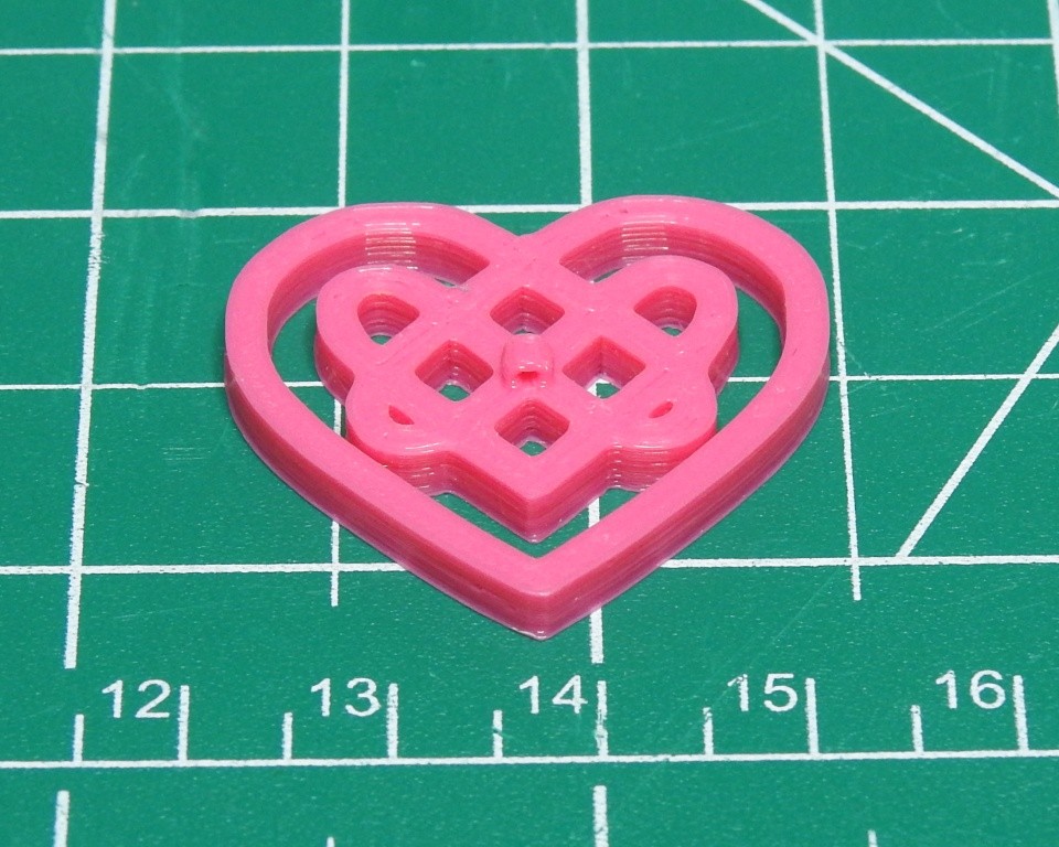 Miniatura 3 do modelo 3D Heart Button