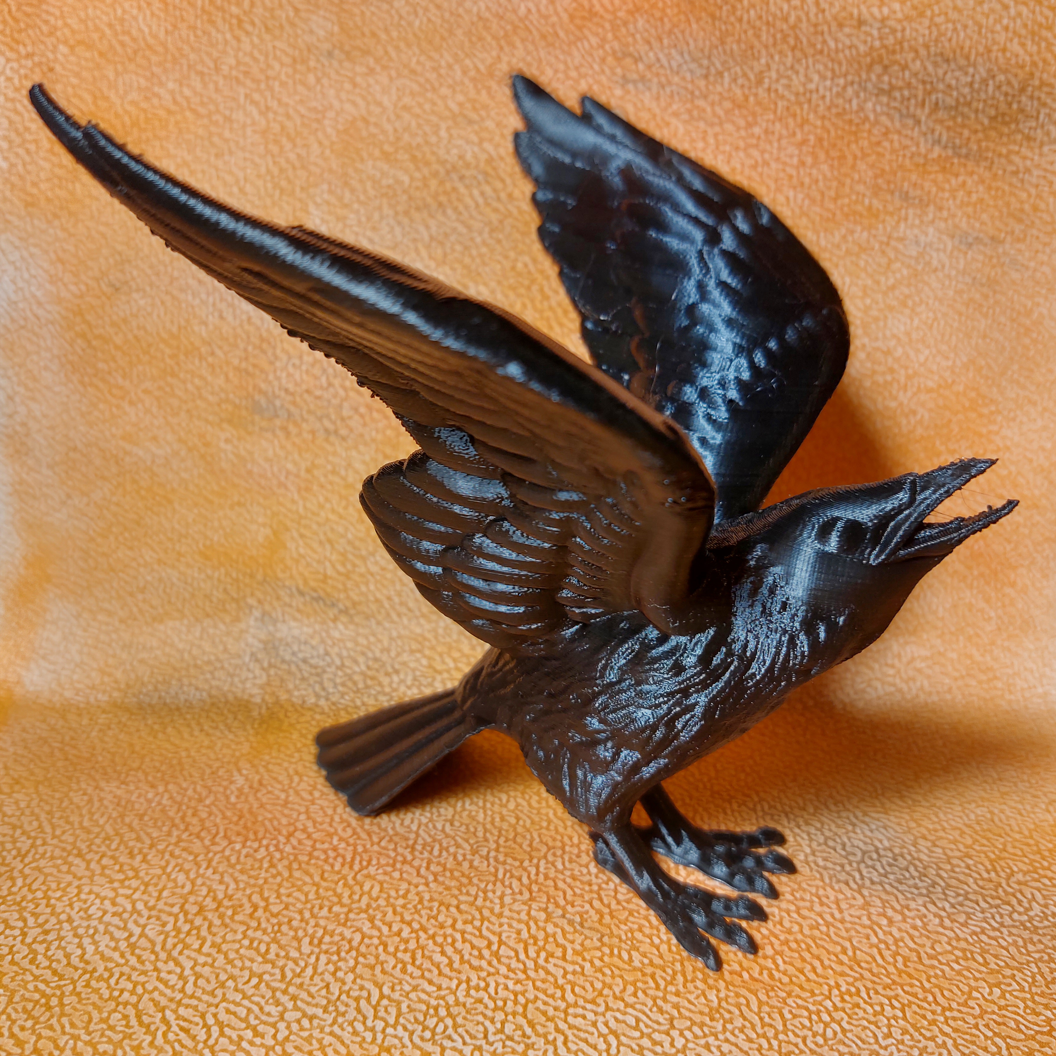 Supportless Raven REMAKE - Halloween 2023 3D model thumbnail