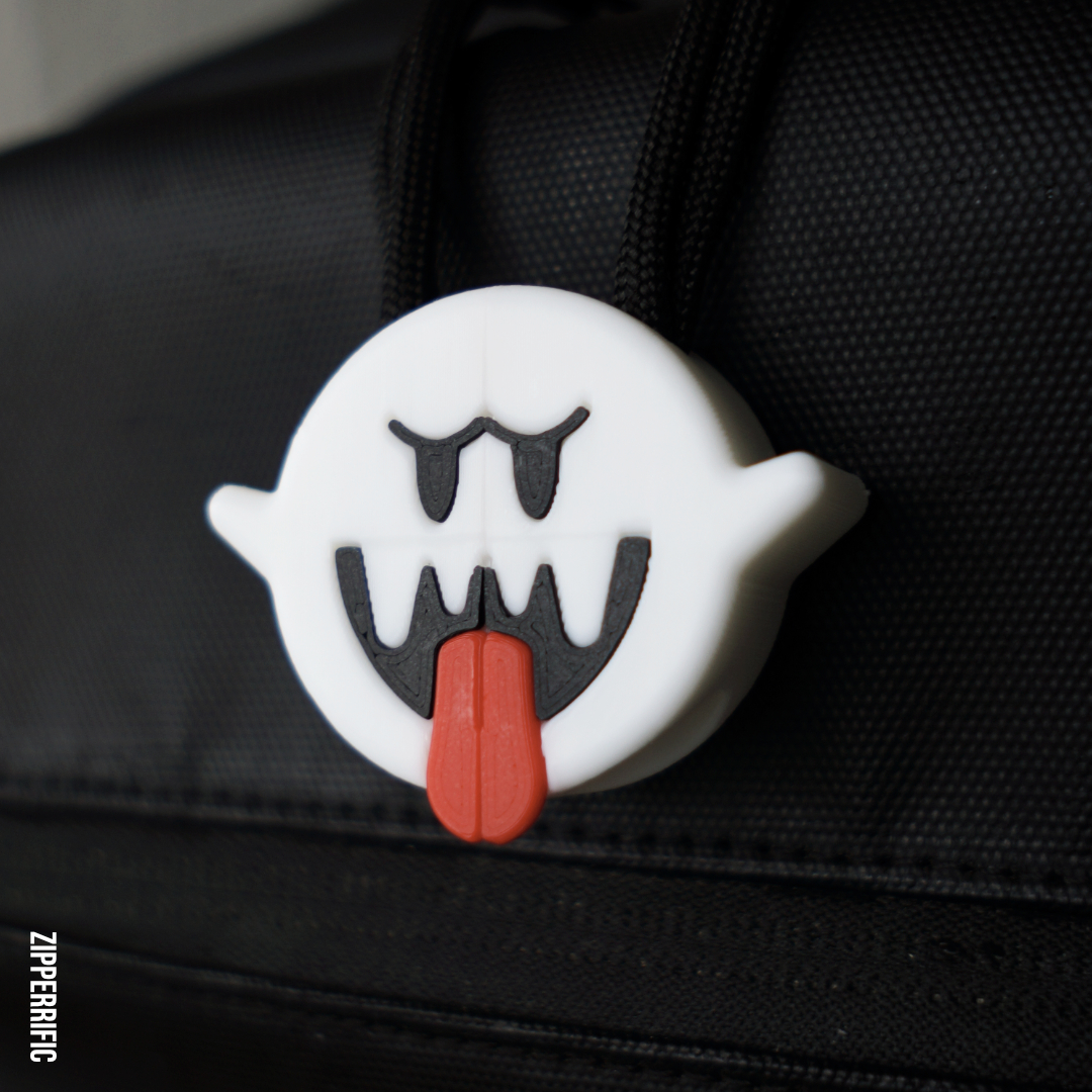Zipper Pull - Boo Ghost (Super Mario)