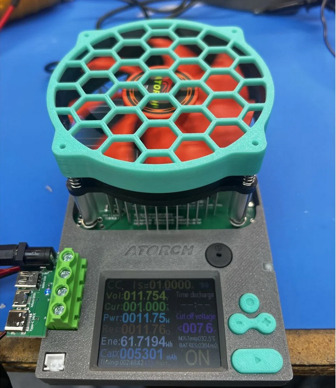Friction Fit Fan Shroud for ATORCH DL24 New Version Shipped 4/2026