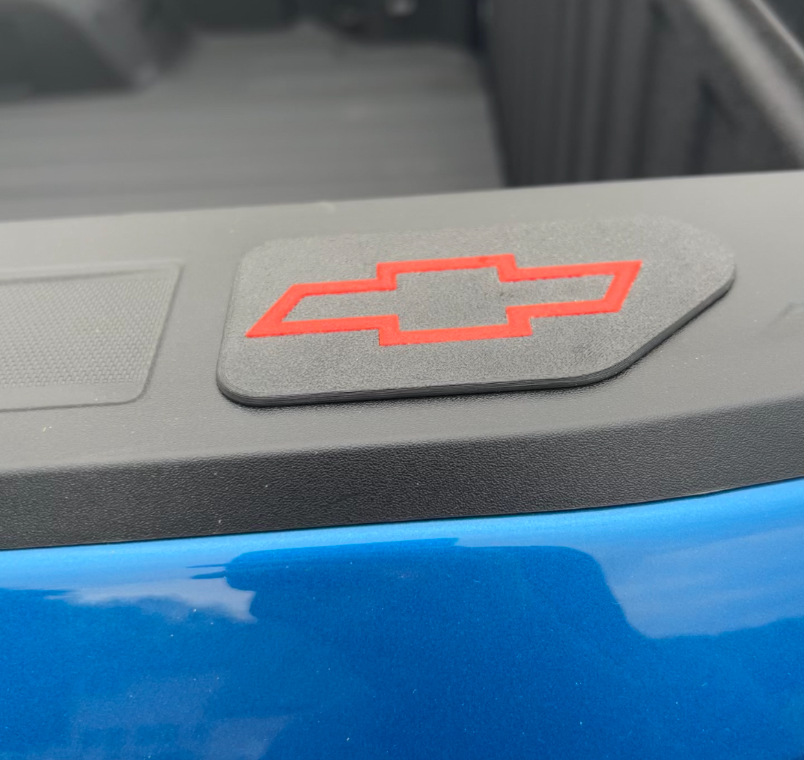 Stake Hole Cover with Chevy Logo Inlay