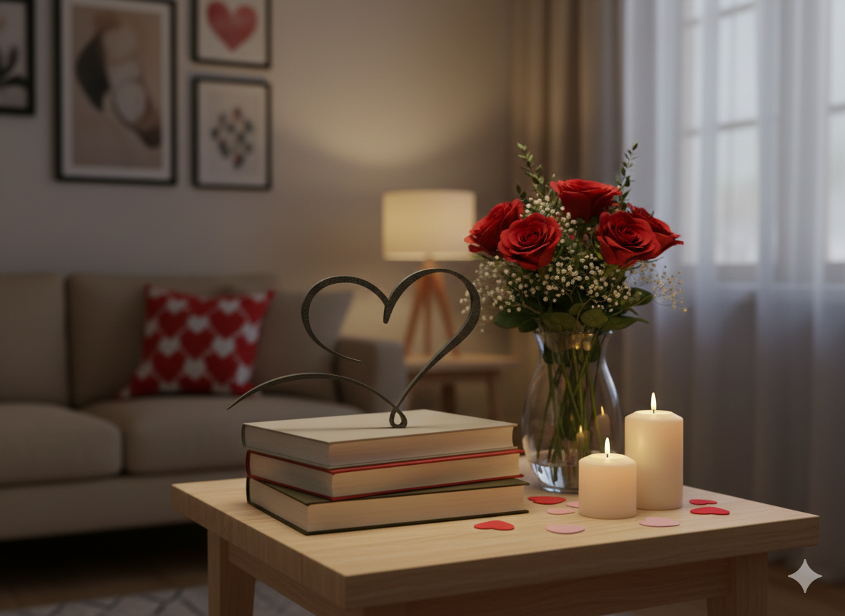 Heart love home decor