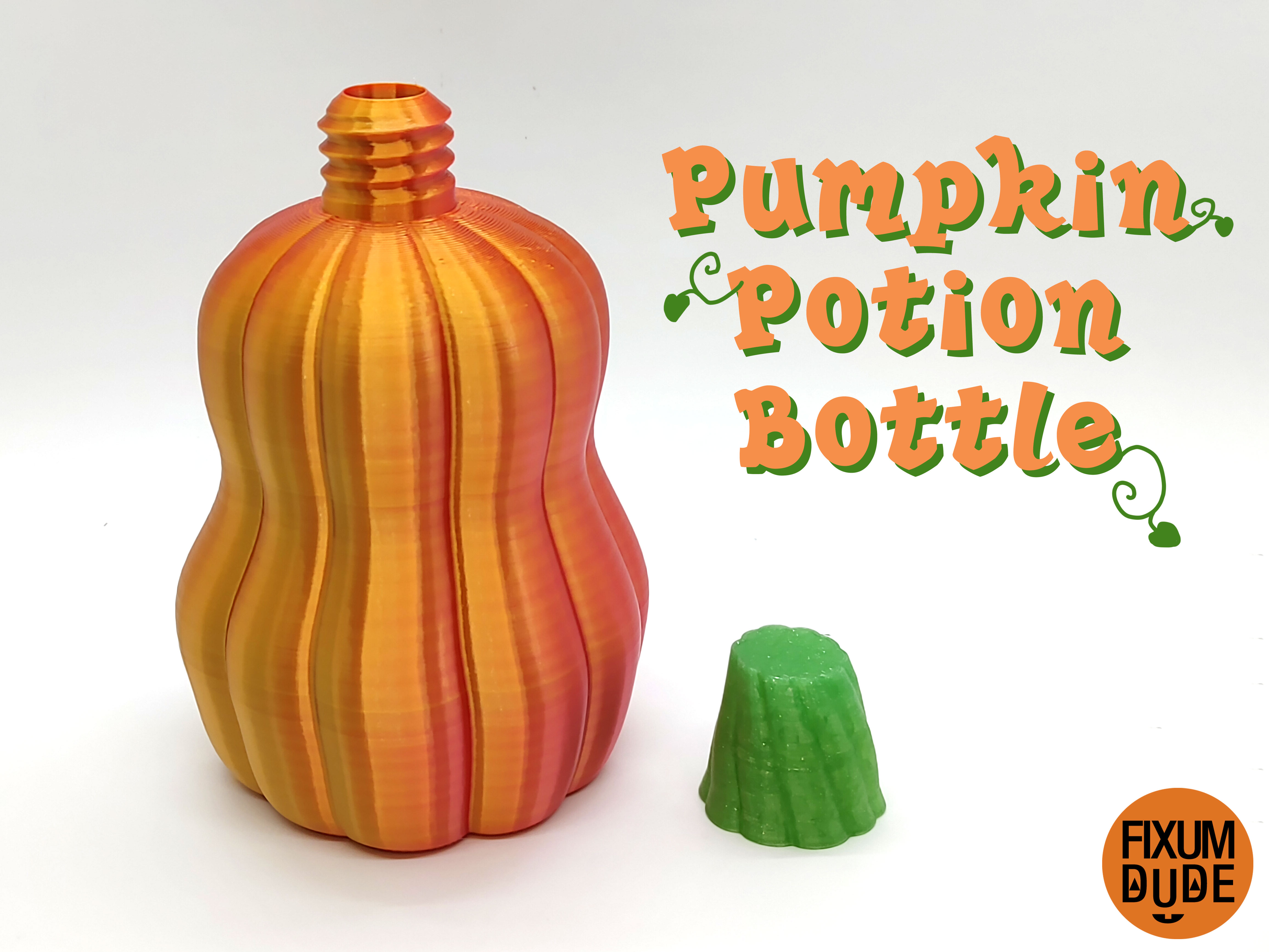 Miniatura 5 do modelo 3D Pumpkin Potion Bottle