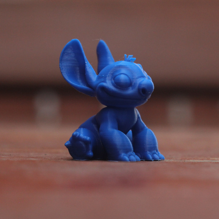 Stor Stitch Trinkhalmbecher 3D Figur 360 Ml Durchsichtig