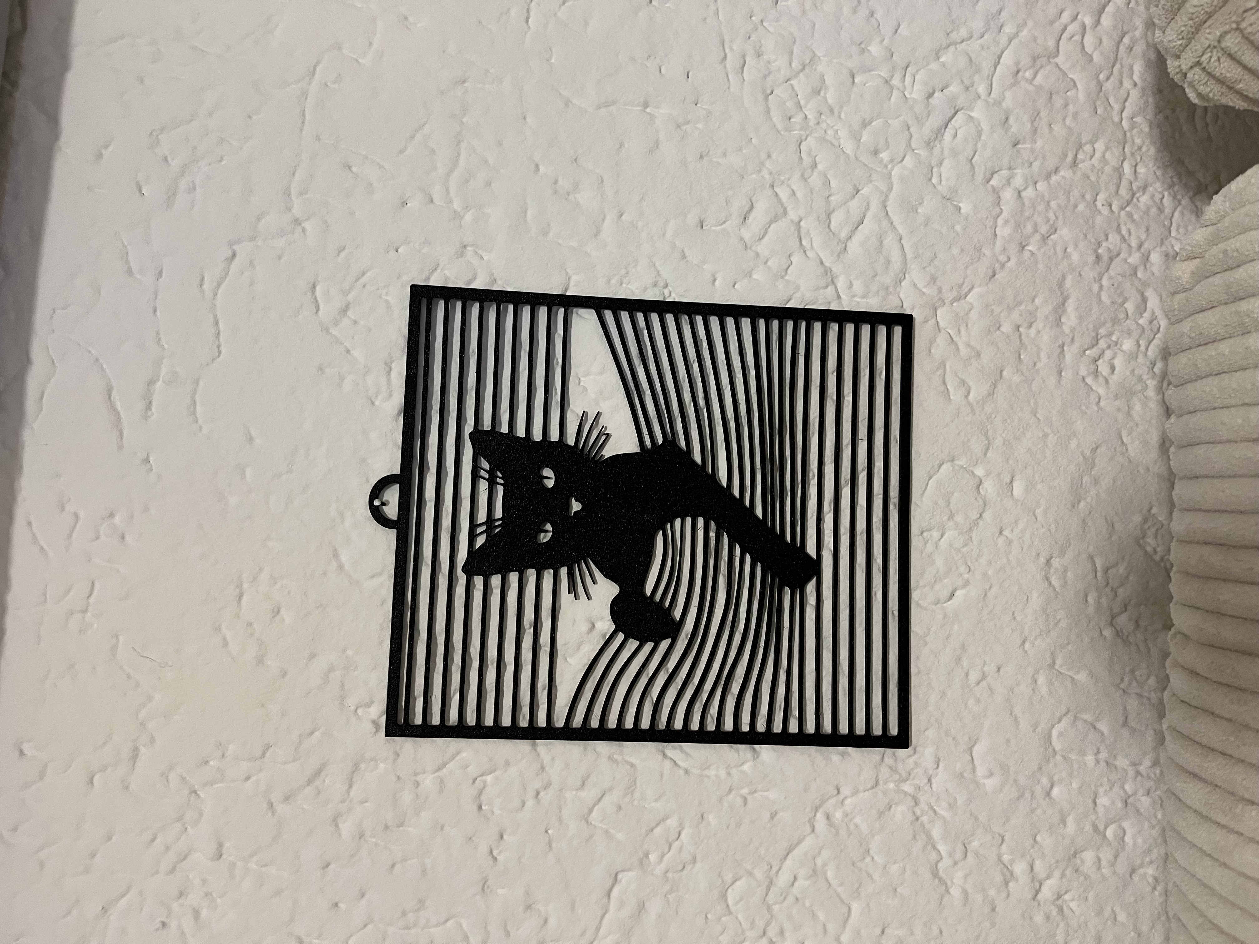 Miniatura 4 do modelo 3D Cat Shadow Wall Art