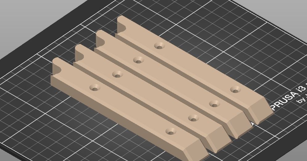Skateboard Deck Rails by TapirBlondeCactus Download free STL model