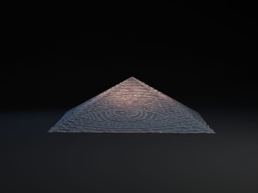Illuminati Pyramid - Tea Light Door Stop