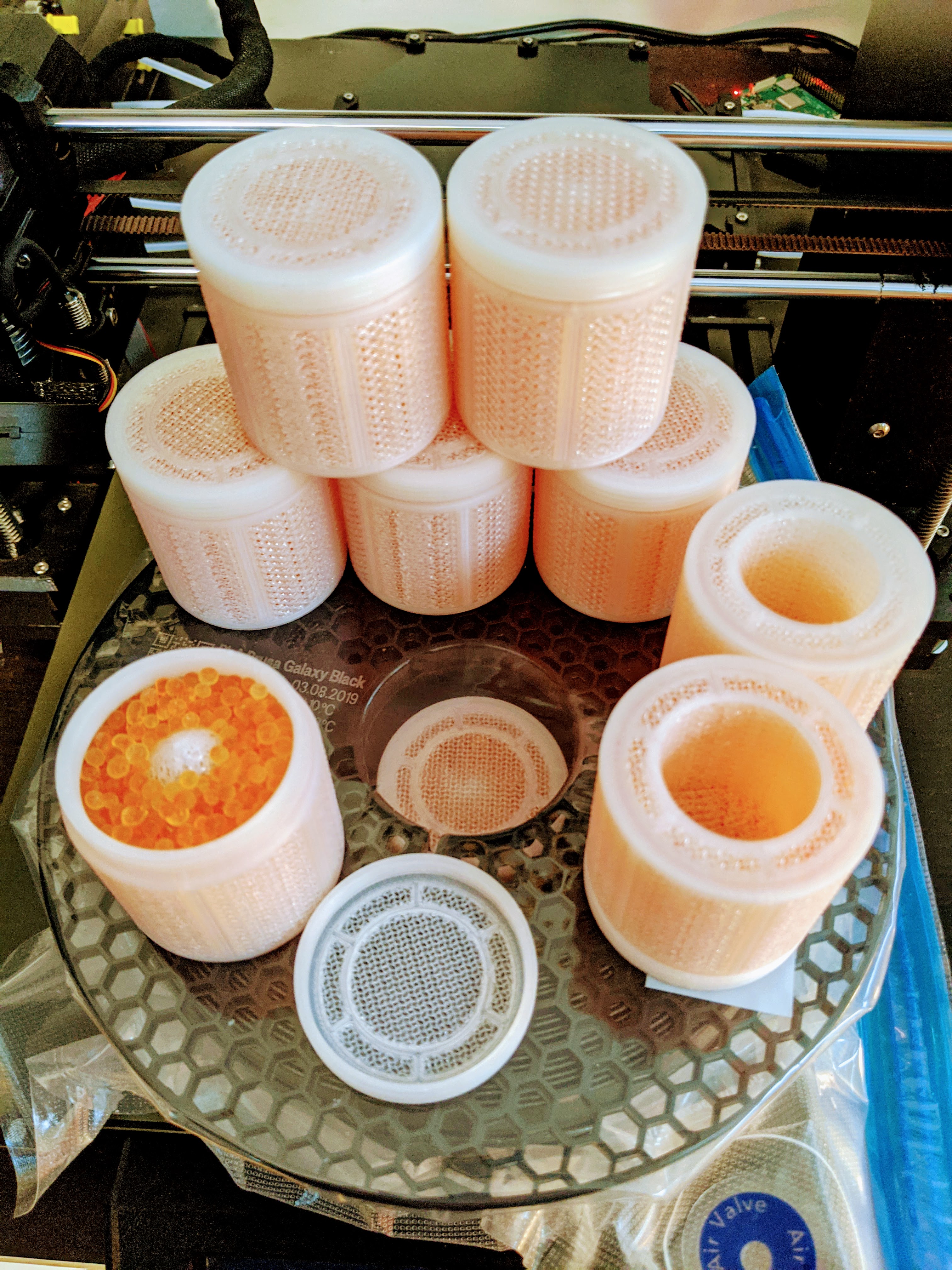 Silica Desiccant Container (fits inside spool)