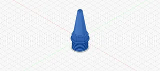 Blow gun nozzle. Embout pistolet de compresseur