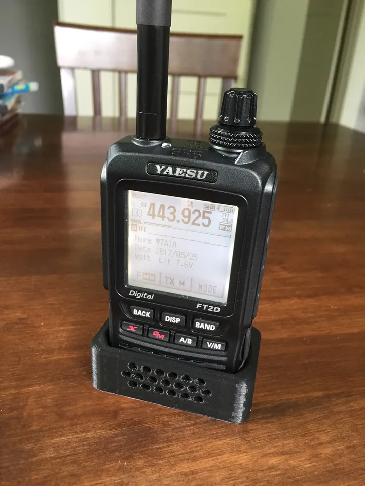 Yaesu FT2D Stable Base Cradle by pdxlocs | Download free STL model