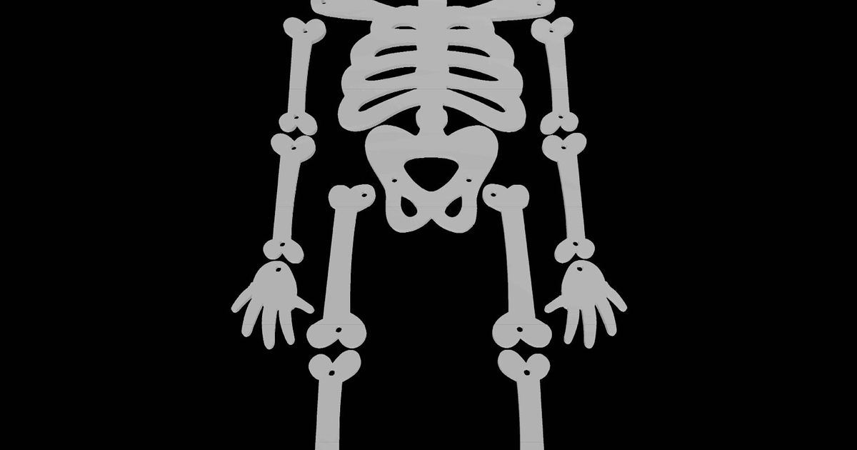 Skeleton decoration by ERiK004 | Download free STL model | Printables.com