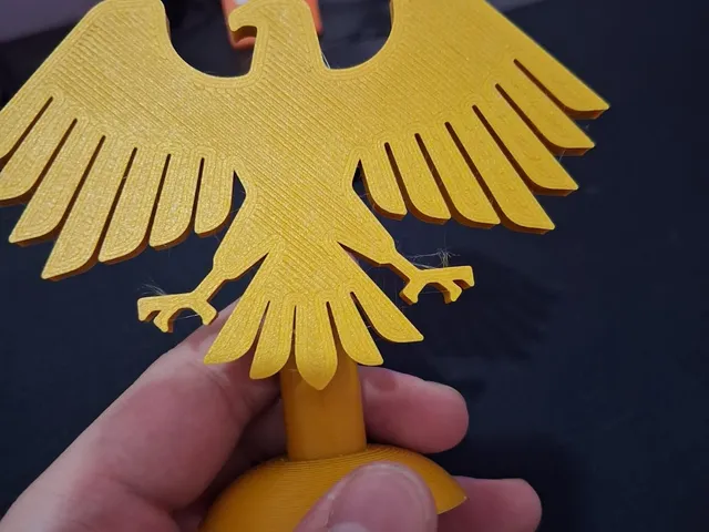 Syrian Oqab Emblem – Desk Display 3D Model