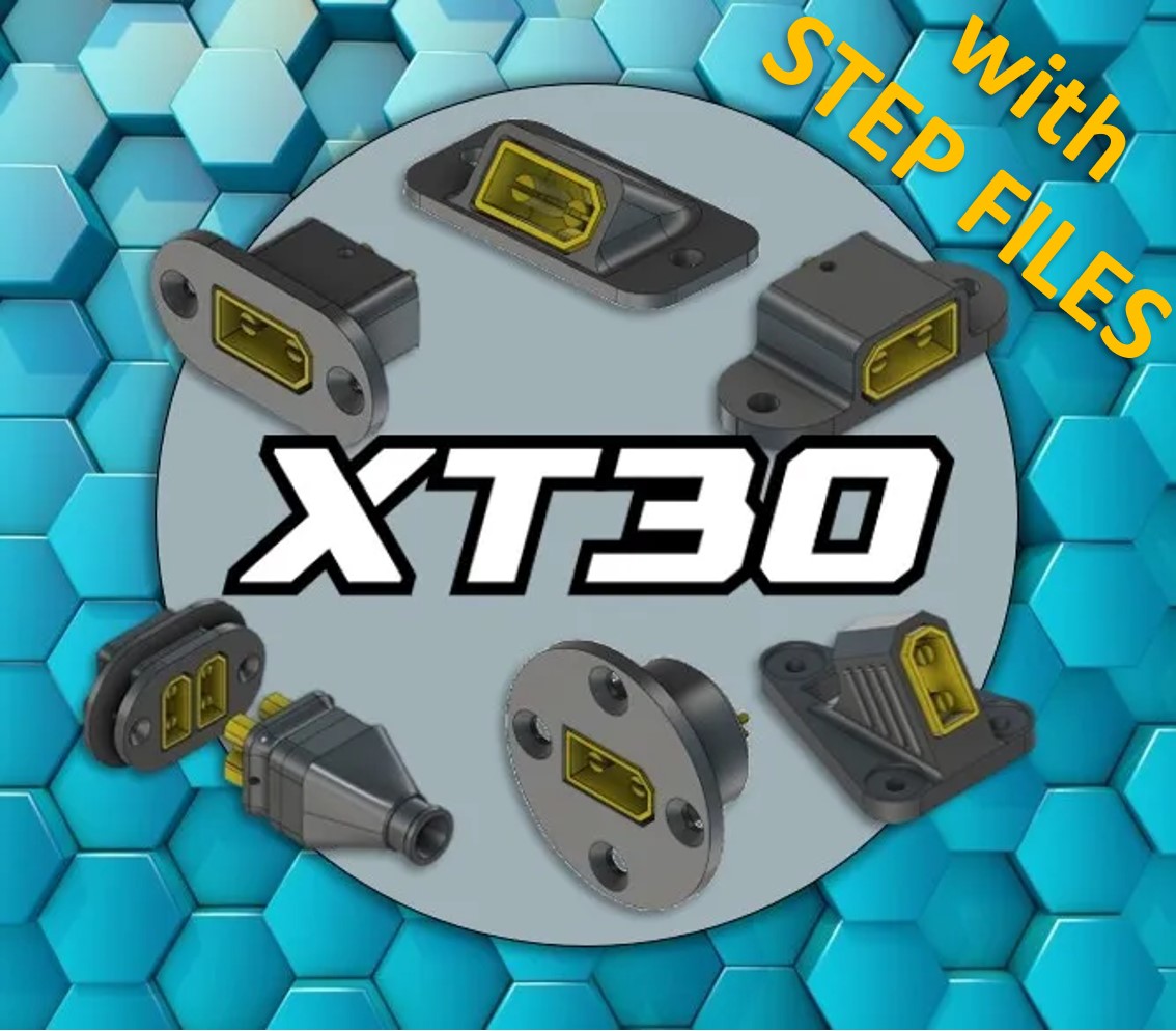XT30 mount & connector selection
